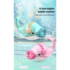 Dolphin Bubble Machine 8-Hole - Rokomari